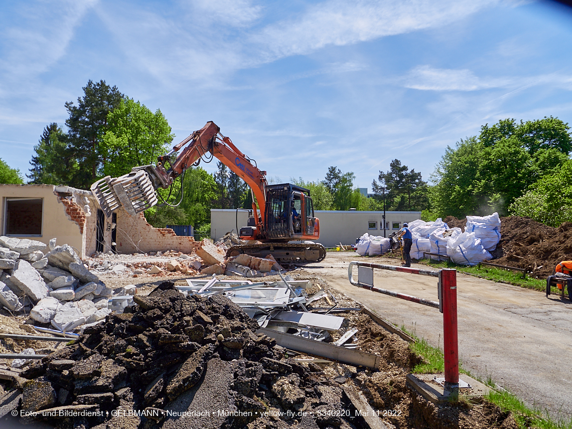 11.05.2022 - Baustelle am Haus für Kinder in Neuperlach